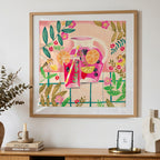Sommerlimonade Botanische Illustration Frische Zitruskunst