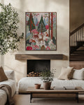 Winter Forest Animals Art Print