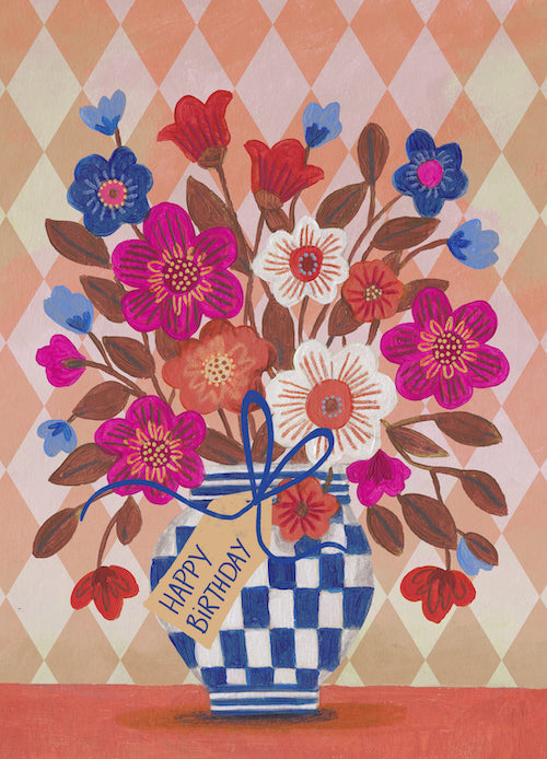 Florale Vasen Kunstdruck 2er Set | Farbenfrohe botanische Stillleben Wandkunst | 10% Rabatt an der Kasse!