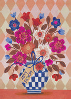 Florale Vasen Kunstdruck 2er Set | Farbenfrohe botanische Stillleben Wandkunst | 10% Rabatt an der Kasse!