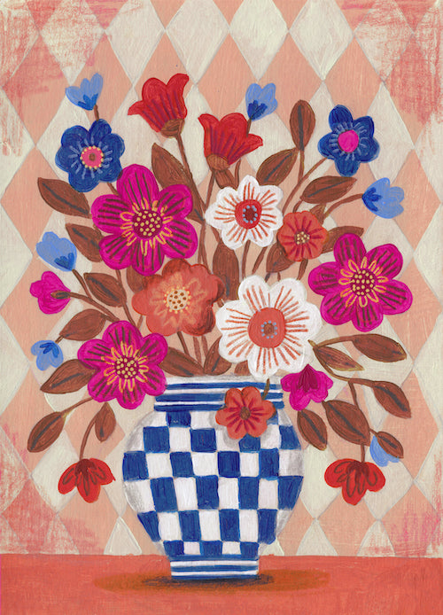 Florale Vasen Kunstdruck 3er Set | Bunte botanische Stillleben Wandkunst | 10% Rabatt an der Kasse!
