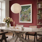 Greenhouse Garden Art Print | Whimsical Botanical Wall Art